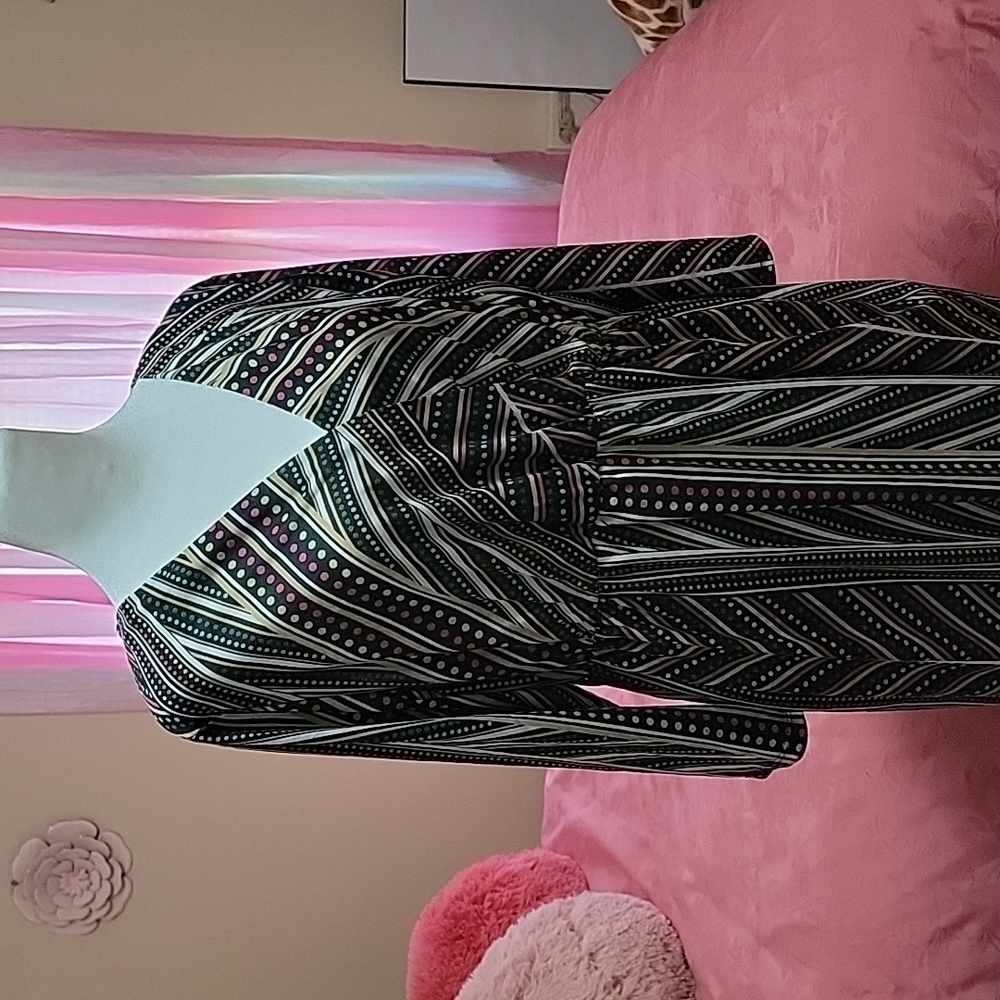 Faux Wrap Dress